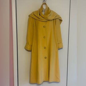 COPY - Carlo Balducci Scarf Wool Coat Size US 10/12, Eur40